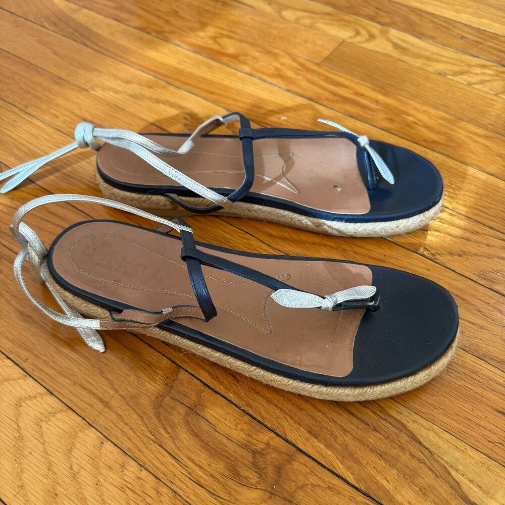Silver Marni Strappy Sandals